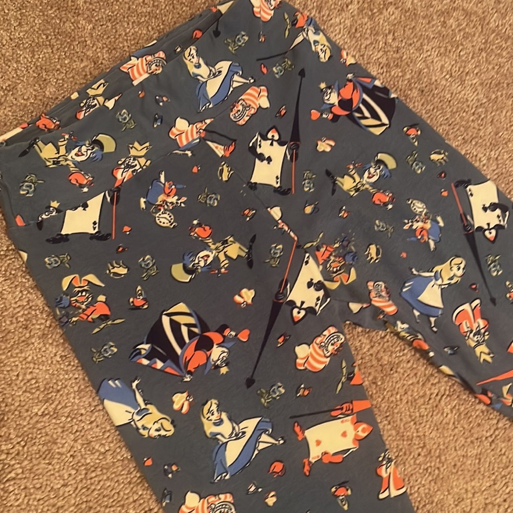Alice in Wonderland LulaRoe Leggings - Picture 2 of 5